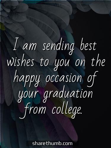 congrats on your graduation message